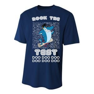 Rock The Test Doo Doo Doo Youth Performance Sprint T-Shirt