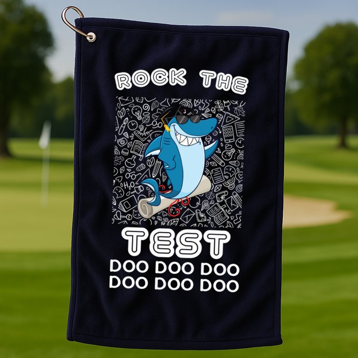 Rock The Test Doo Doo Doo Golf Towel