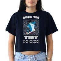 Rock The Test Doo Doo Doo Crop Top