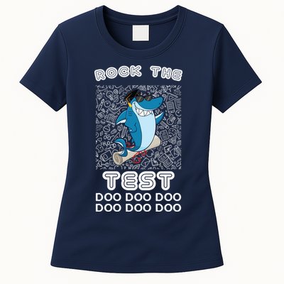 Rock The Test Doo Doo Doo Womens T-Shirt