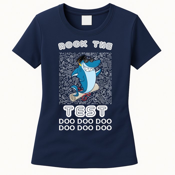 Rock The Test Doo Doo Doo Womens T-Shirt