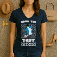 Rock The Test Doo Doo Doo Women's V-Neck T-Shirt
