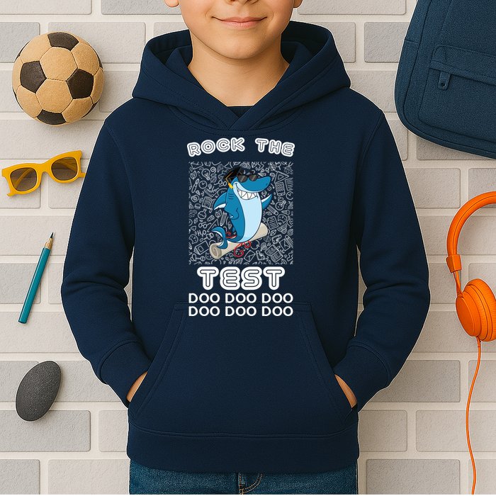 Rock The Test Doo Doo Doo Kids Hoodie