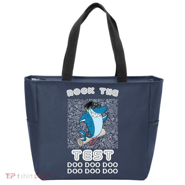 Rock The Test Doo Doo Doo Zip Tote Bag