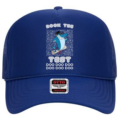 Rock The Test Doo Doo Doo High Crown Mesh Back Trucker Hat