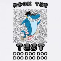 Rock The Test Doo Doo Doo Garment-Dyed Sweatshirt
