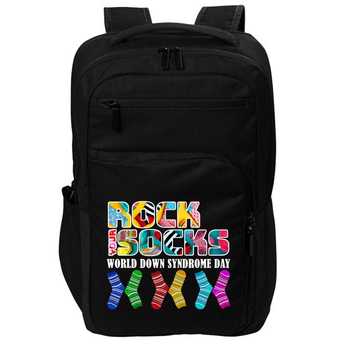 Rock Your Socks For World Down Syndrome Day Impact Tech Backpack
