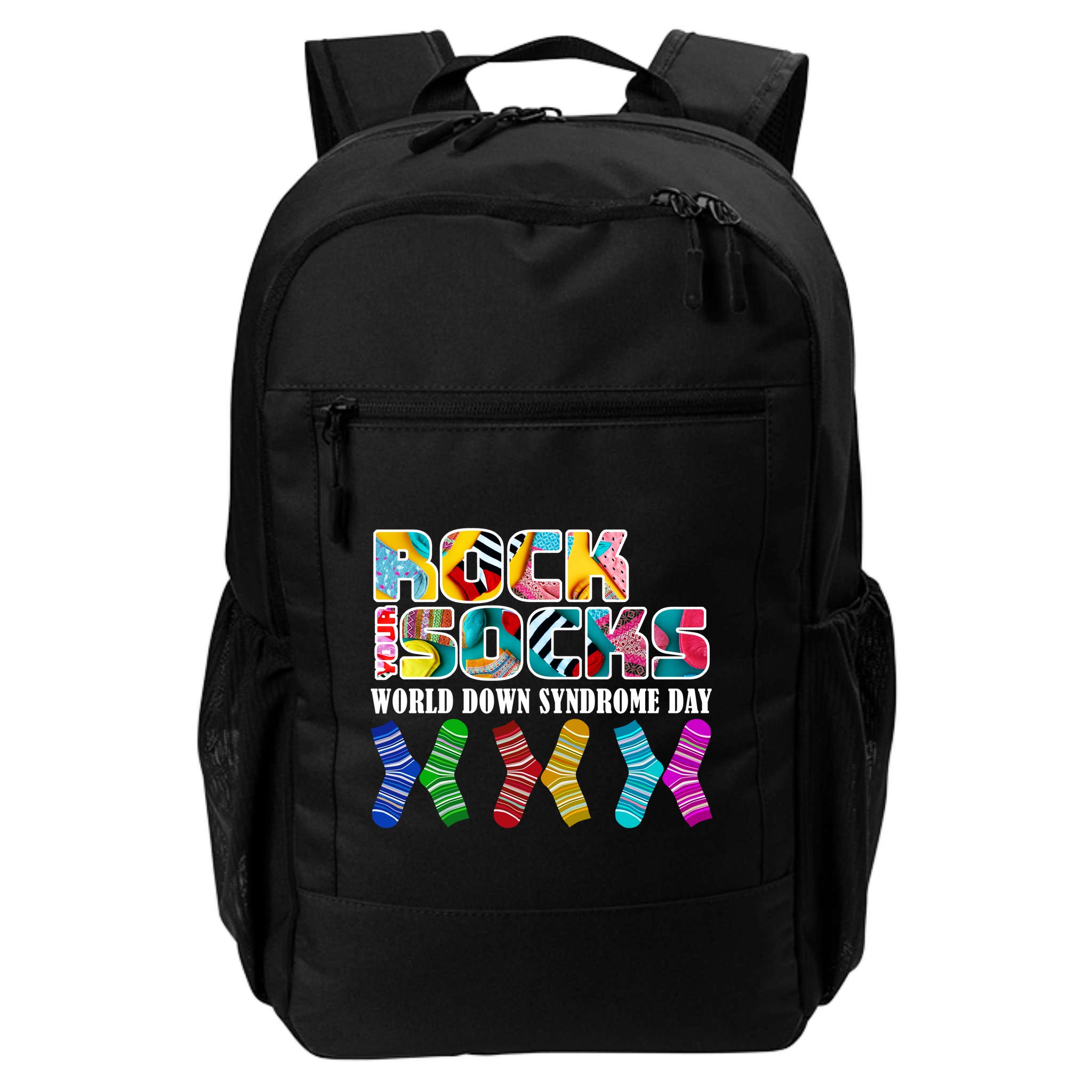 Rock Your Socks For World Down Syndrome Day Backpack