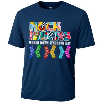 Rock Your Socks For World Down Syndrome Day Performance Shirt