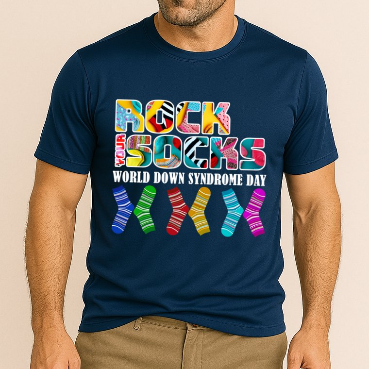 Rock Your Socks For World Down Syndrome Day Performance Shirt