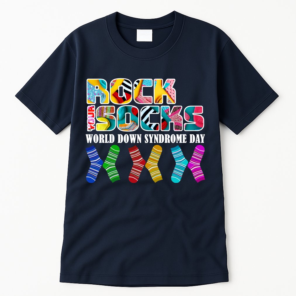 Rock Your Socks For World Down Syndrome Day Tall T-Shirt