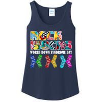 Rock Your Socks For World Down Syndrome Day Ladies Essential Tank