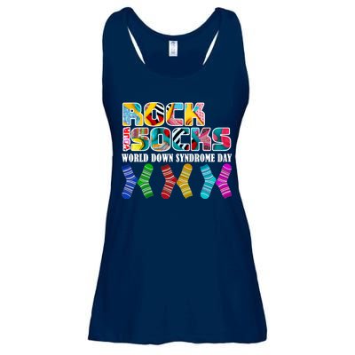 Rock Your Socks For World Down Syndrome Day Ladies Essential Flowy Tank