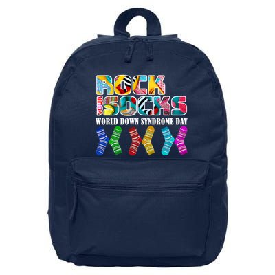 Rock Your Socks For World Down Syndrome Day 16 in Basic Backpack