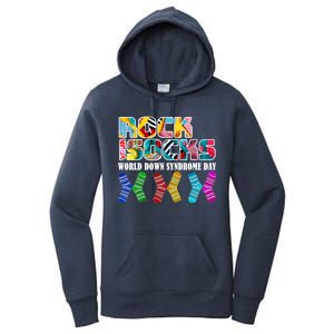 Rock Your Socks For World Down Syndrome Day Women's Pullover Hoodie