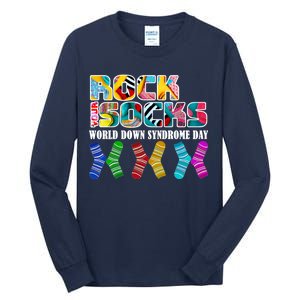 Rock Your Socks For World Down Syndrome Day Tall Long Sleeve T-Shirt