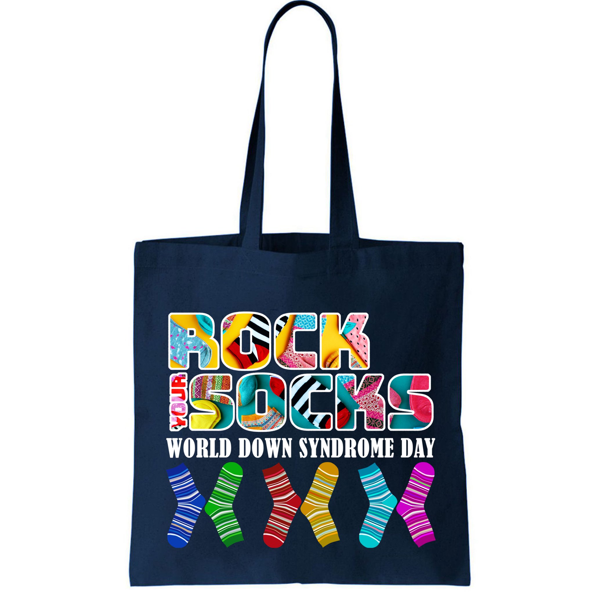 Rock Your Socks For World Down Syndrome Day Bag