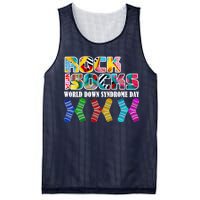 Rock Your Socks For World Down Syndrome Day Mesh Reversible Basketball Jersey Tank