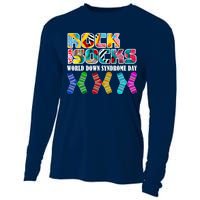 Rock Your Socks For World Down Syndrome Day Cooling Performance Long Sleeve Crew