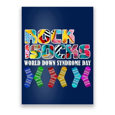 Rock Your Socks For World Down Syndrome Day Poster