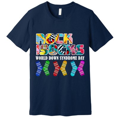 Rock Your Socks For World Down Syndrome Day Premium T-Shirt