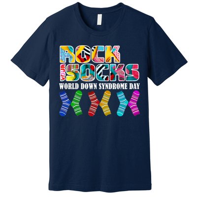 Rock Your Socks For World Down Syndrome Day Premium T-Shirt