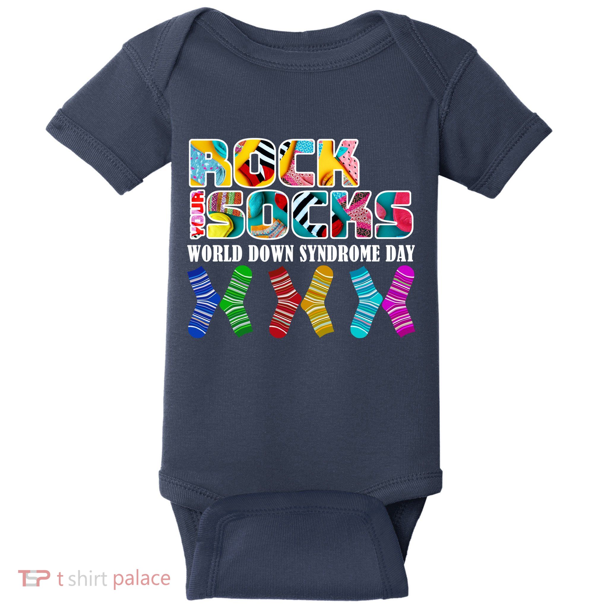 Rock Your Socks For World Down Syndrome Day Baby Bodysuit