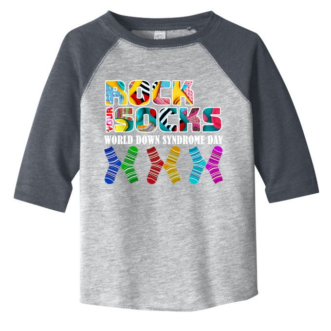 Rock Your Socks For World Down Syndrome Day Toddler Fine Jersey T-Shirt