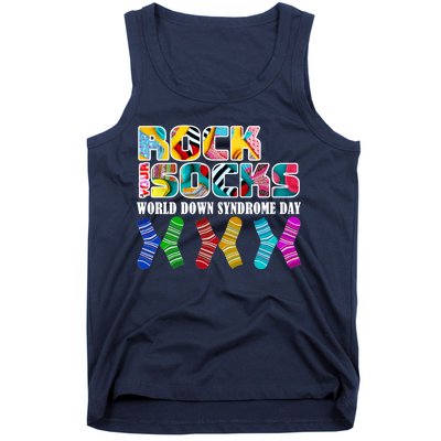 Rock Your Socks For World Down Syndrome Day Tank Top