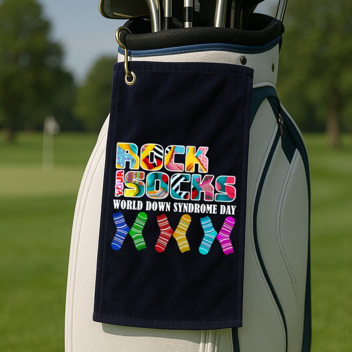 Rock Your Socks For World Down Syndrome Day Golf Towel