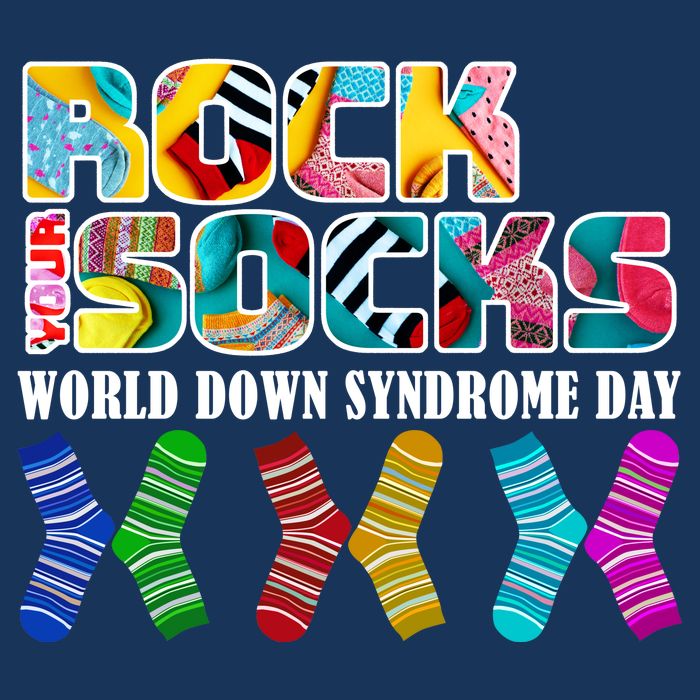 Rock Your Socks For World Down Syndrome Day Golf Towel