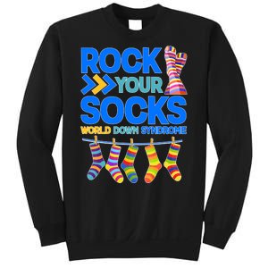 Rock Your Socks World Down Syndrome Awareness Day Sweatshirt