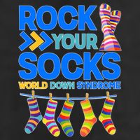 Rock Your Socks World Down Syndrome Awareness Day Adult Drive Performance Visor