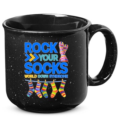 Rock Your Socks World Down Syndrome Awareness Day 15oz Campfire Ceramic Mug