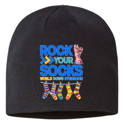 Rock Your Socks World Down Syndrome Awareness Day Sustainable Beanie