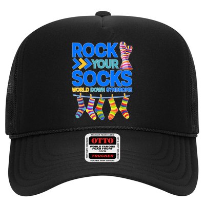 Rock Your Socks World Down Syndrome Awareness Day Trucker Hat