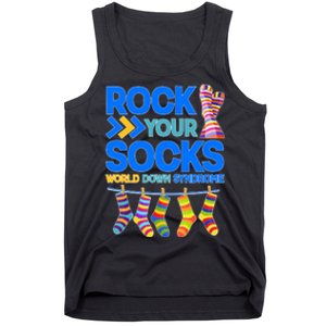 Rock Your Socks World Down Syndrome Awareness Day Tank Top