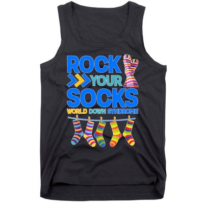 Rock Your Socks World Down Syndrome Awareness Day Tank Top