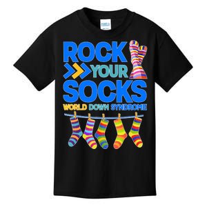 Rock Your Socks World Down Syndrome Awareness Day Kids T-Shirt