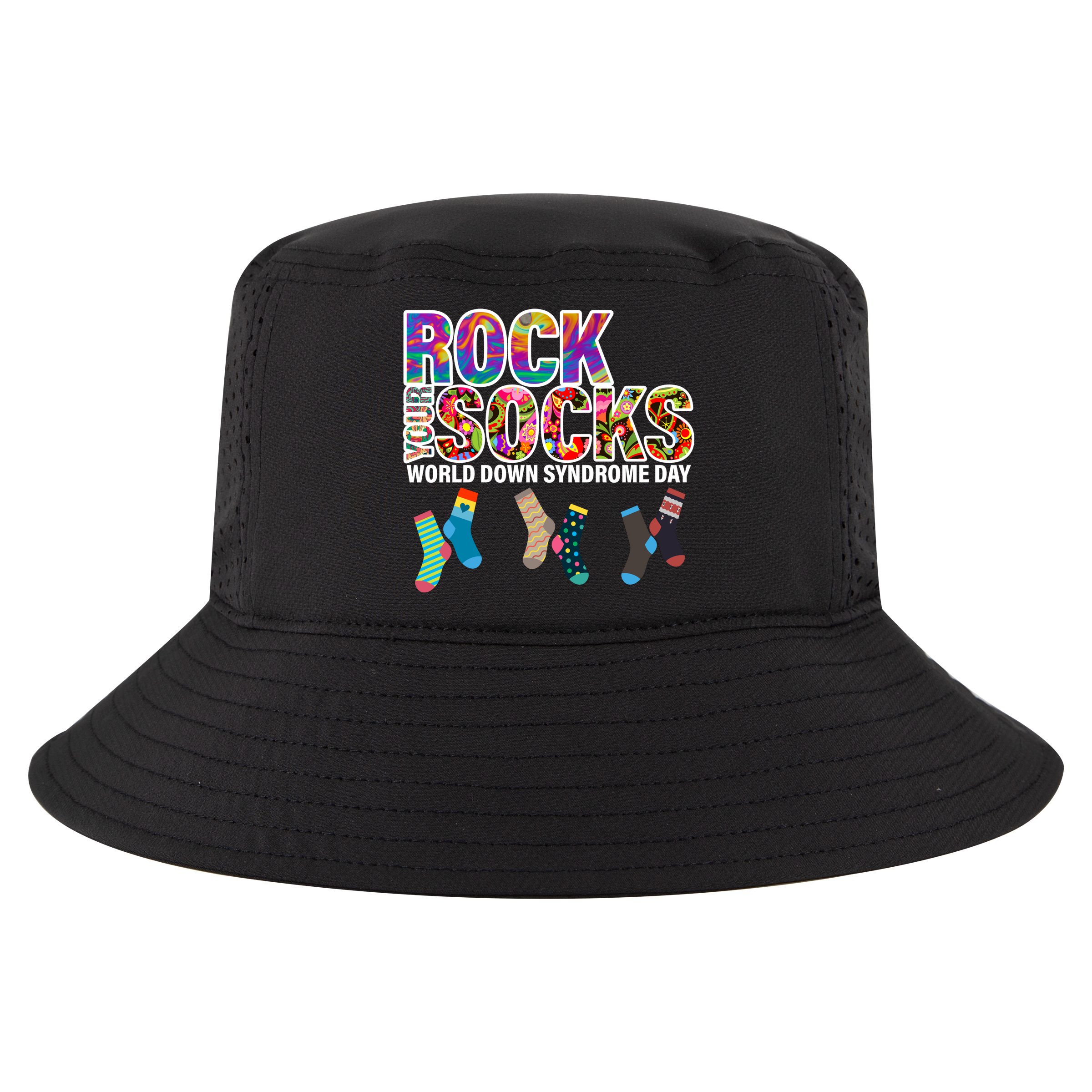 Rock Your Socks World Down Syndrome Day Cool Comfort Performance Bucket Hat