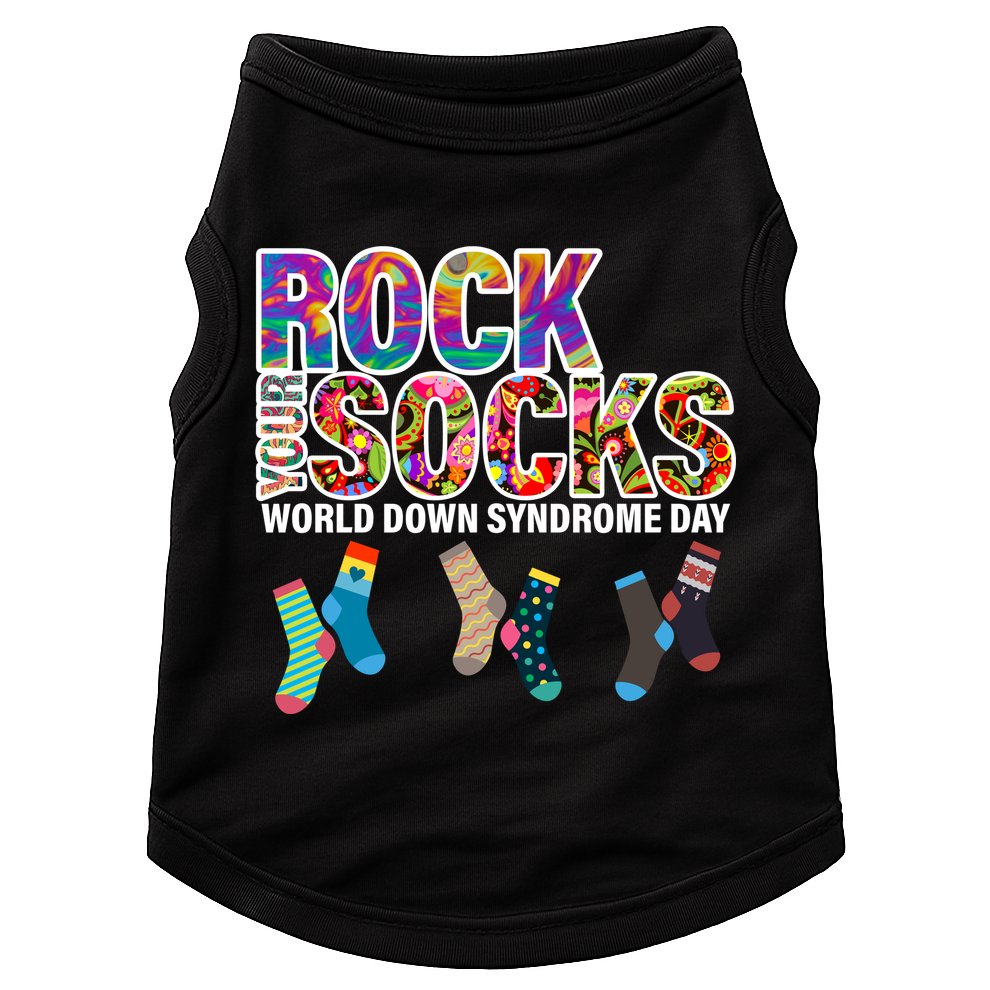 Rock Your Socks World Down Syndrome Day Doggie Tank