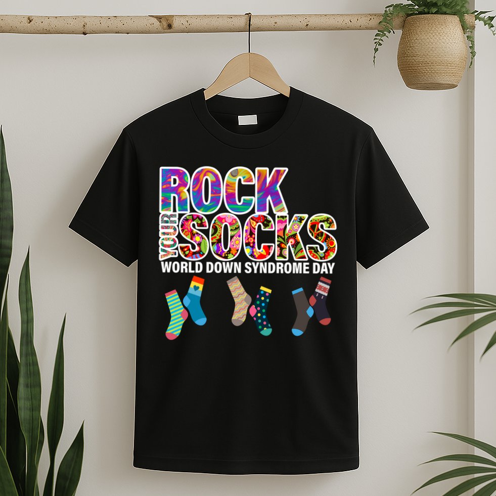 Rock Your Socks World Down Syndrome Day T-Shirt