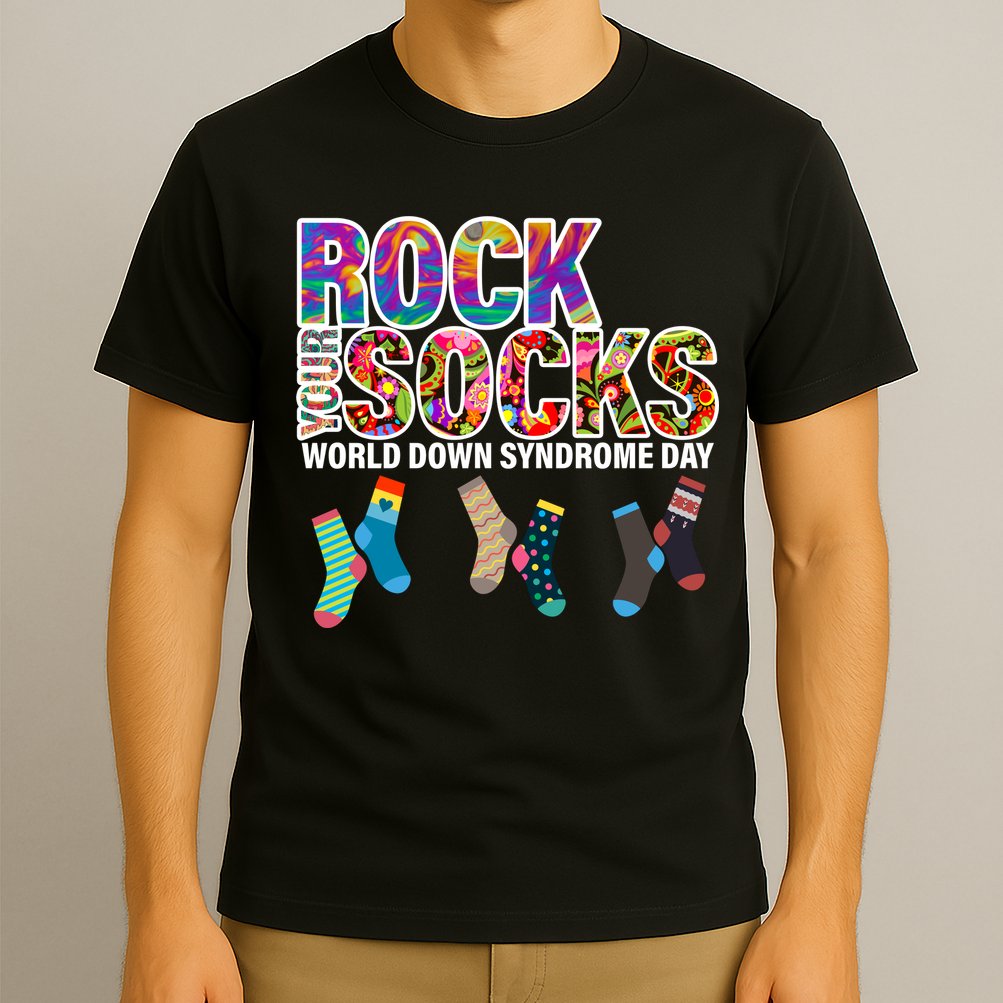 Rock Your Socks World Down Syndrome Day T-Shirt