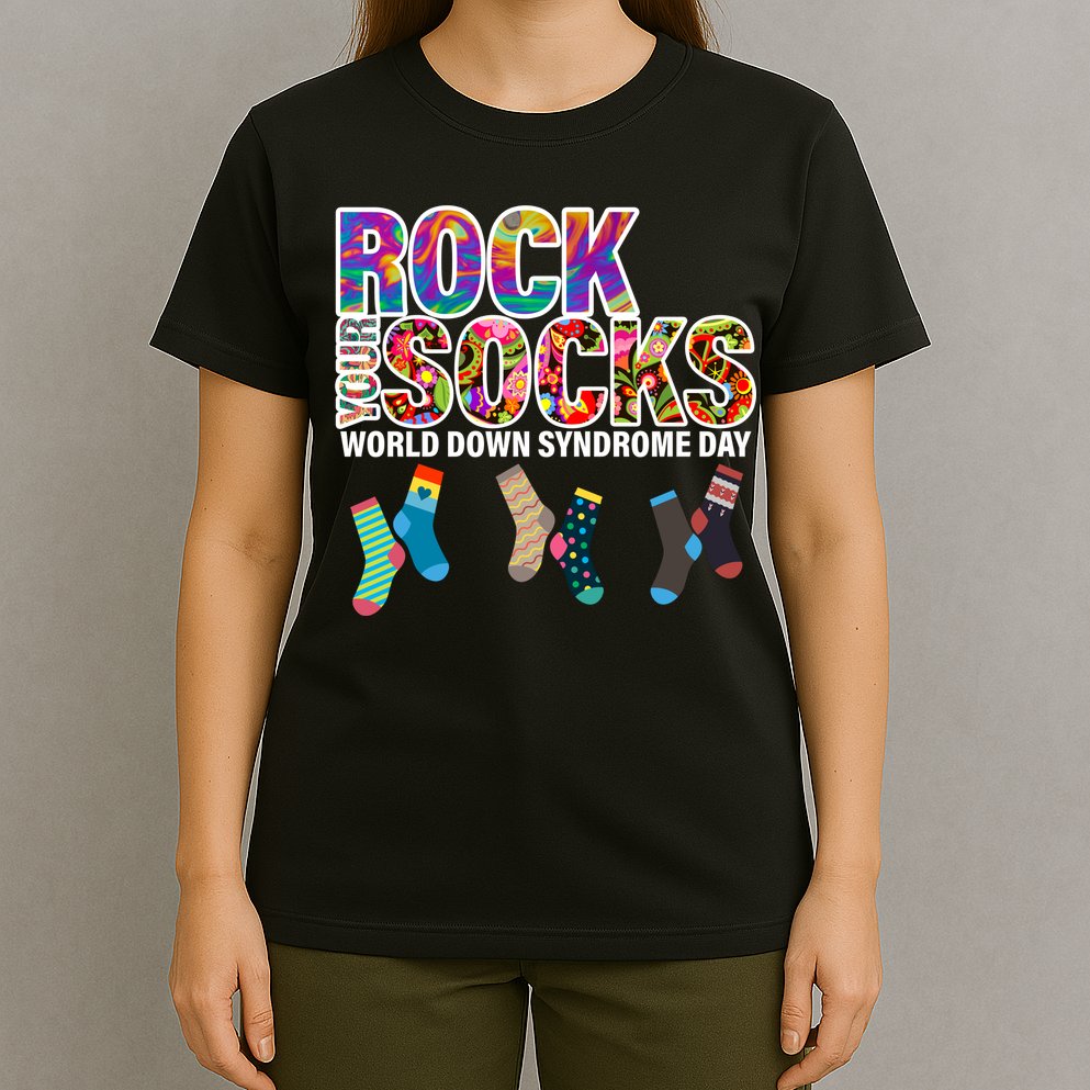 Rock Your Socks World Down Syndrome Day T-Shirt