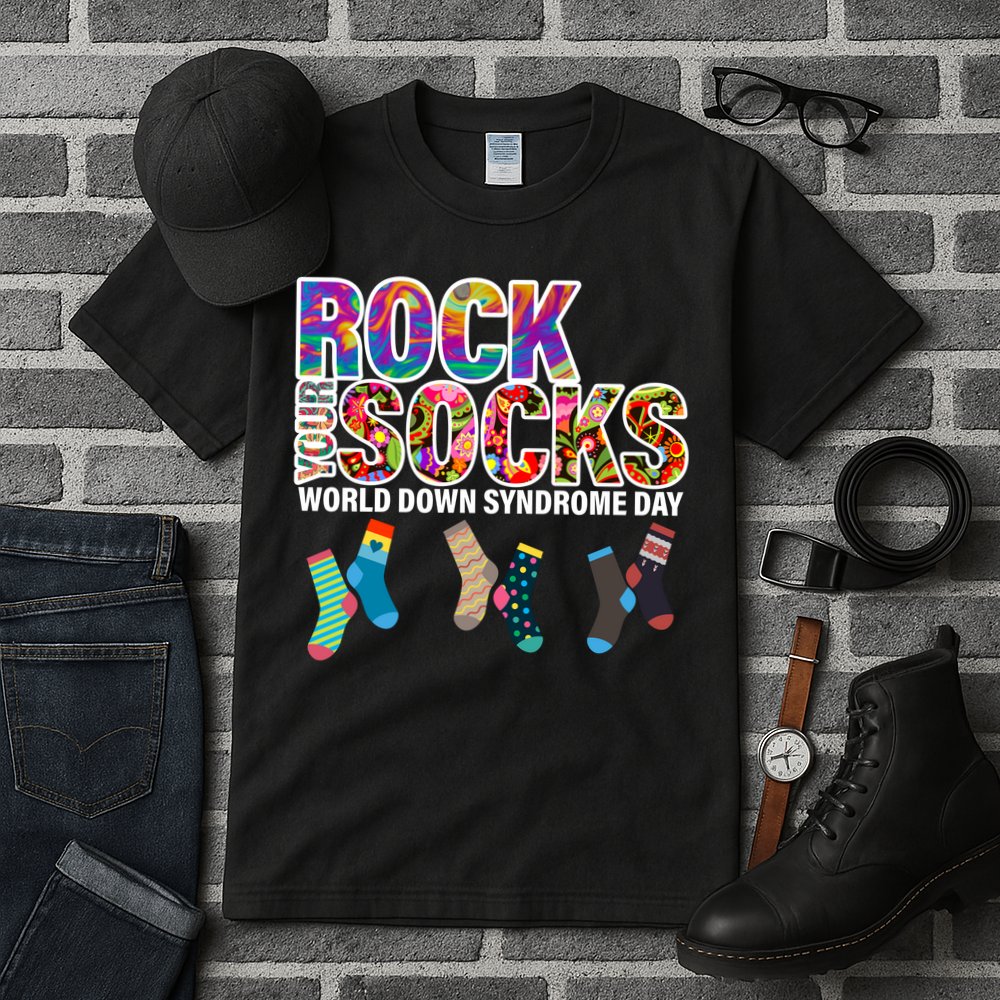 Rock Your Socks World Down Syndrome Day Tall T-Shirt