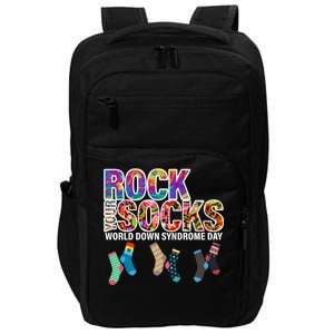 Rock Your Socks World Down Syndrome Day Impact Tech Backpack