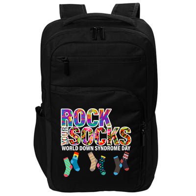 Rock Your Socks World Down Syndrome Day Impact Tech Backpack