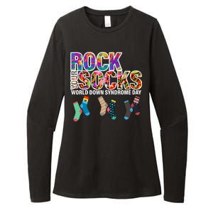 Rock Your Socks World Down Syndrome Day Womens CVC Long Sleeve Shirt