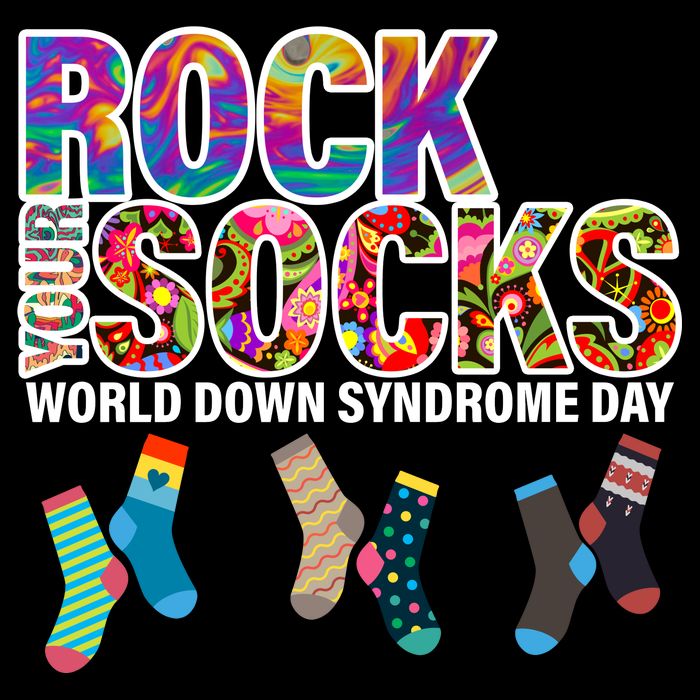 Rock Your Socks World Down Syndrome Day 16 in Basic Backpack