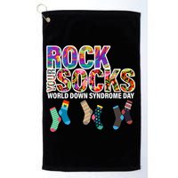 Rock Your Socks World Down Syndrome Day Golf Towel